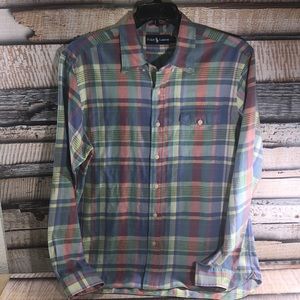 Polo Ralph Lauren Men’s Plaid Button Shirt Sz L